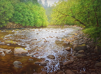 River painting